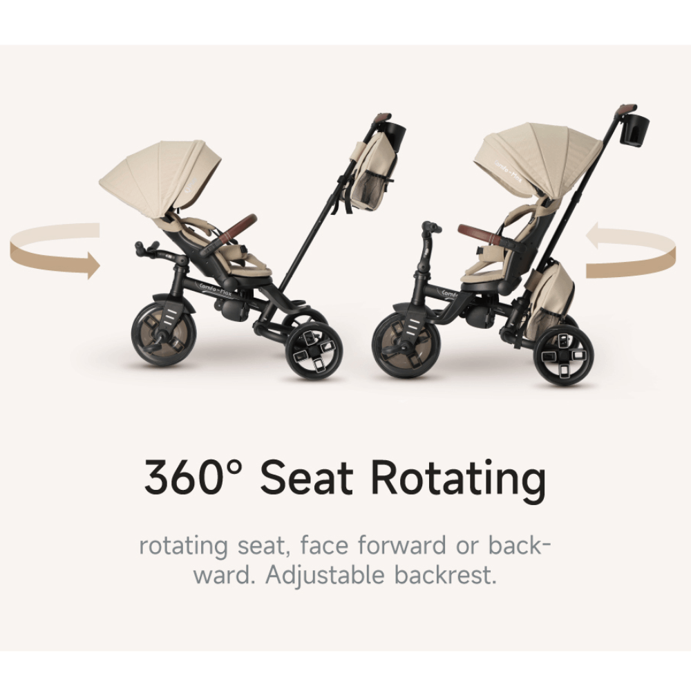 Devessport - Wholesale Stroller Trike - Kids & Baby - Qplay Comfo Max 8-in-1 Evolutionary Tricycle / 10-72 months5