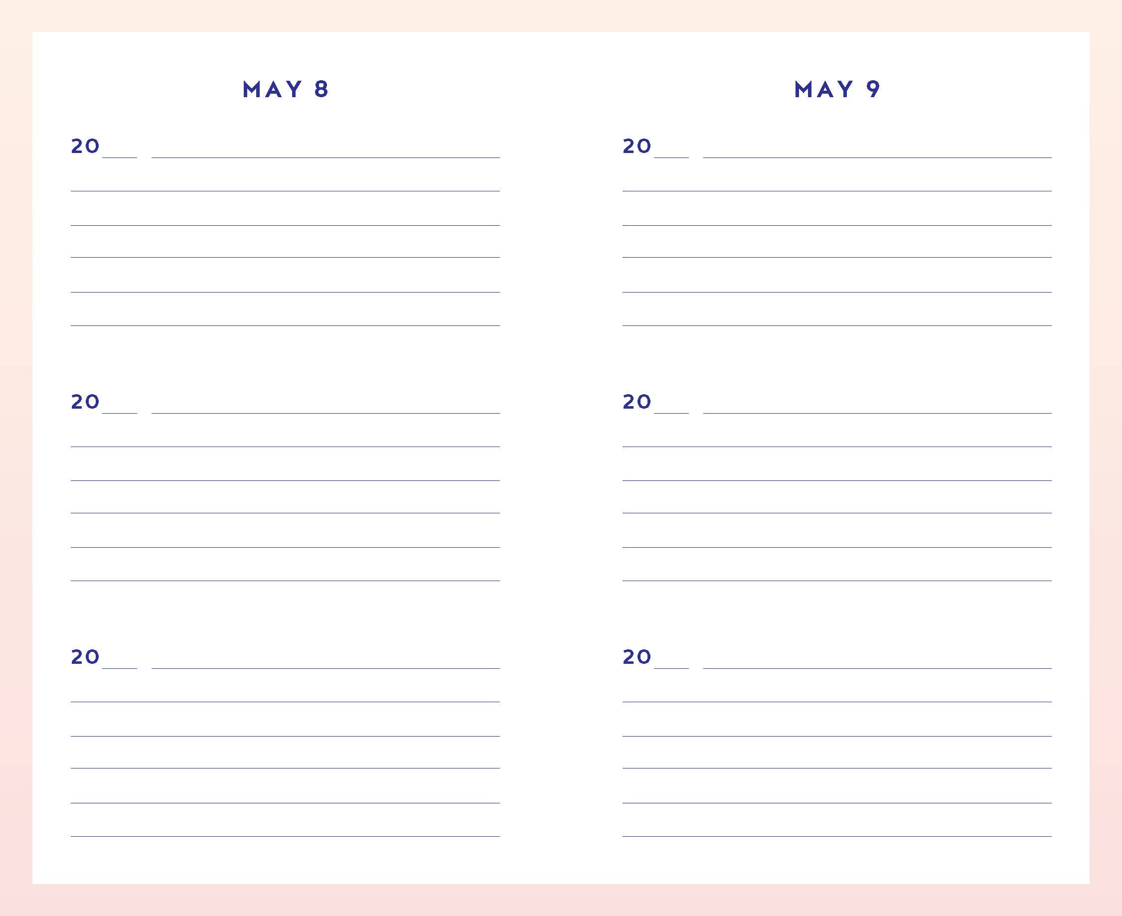 Chronicle Books - Wholesale Journal/Diary - Gratitude One Line a Day8