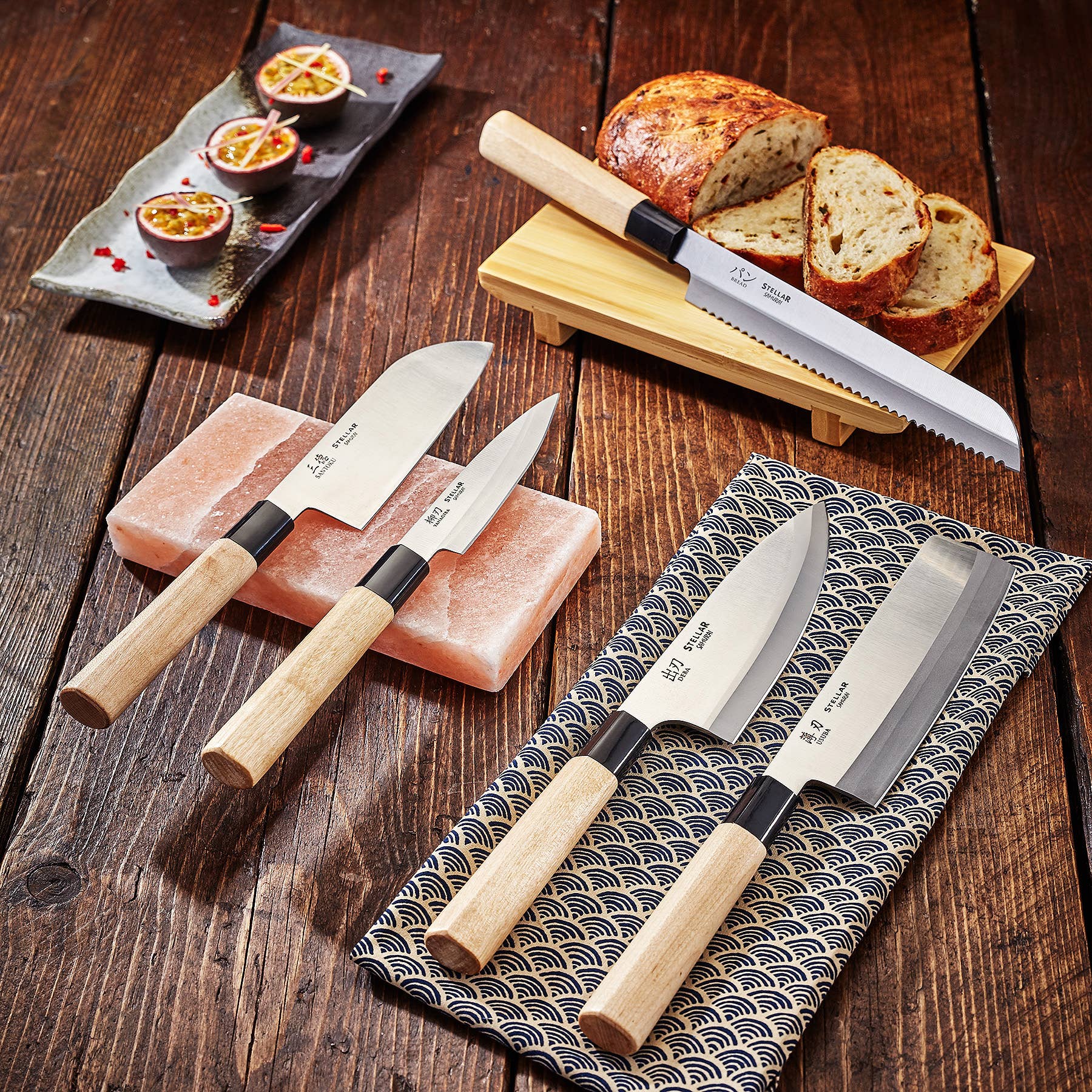 Stellar - Wholesale Kitchen/Utility Knife - Stellar Samurai, 15cm/6" Santoku Knife3