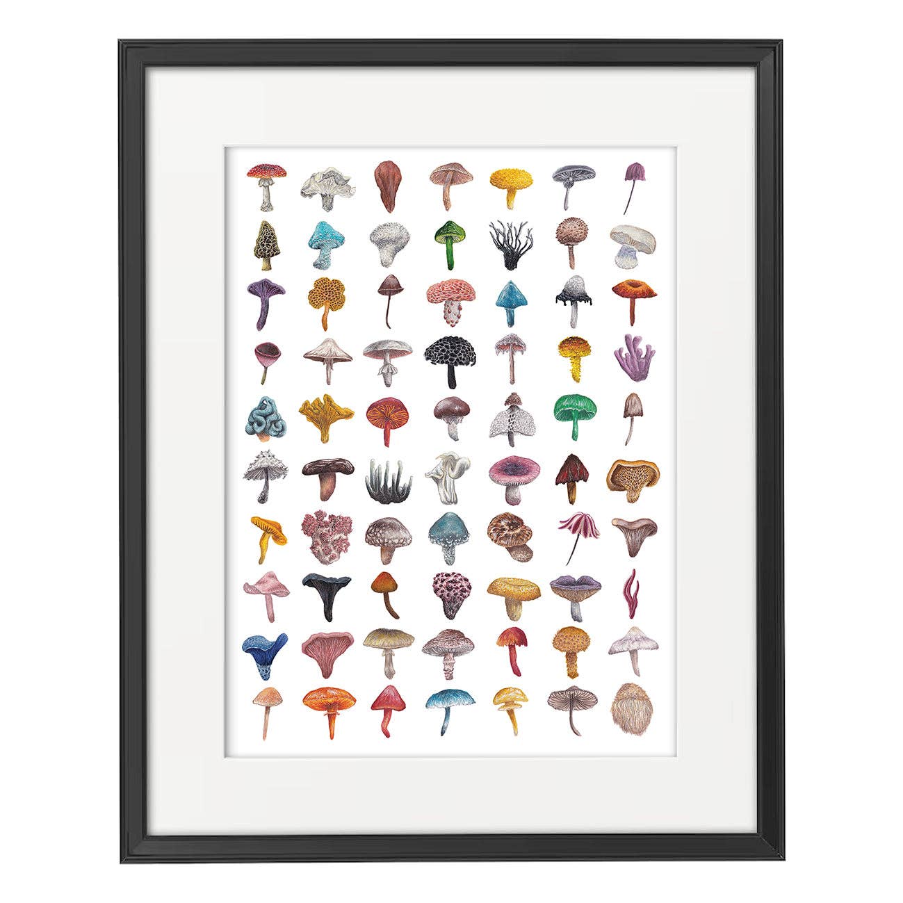 Lucy Locks Art - Wholesale Art Print - Mushroom A3 Print2