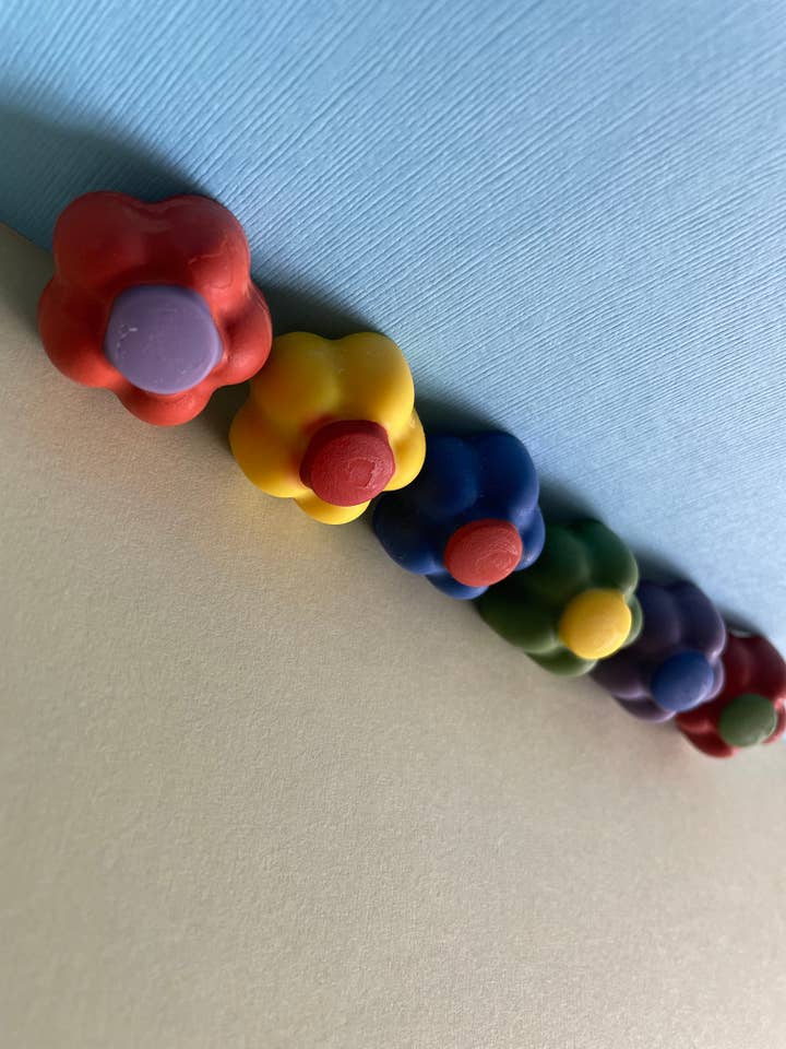Flower Crayons for wholesale by Funning Up My Crayons