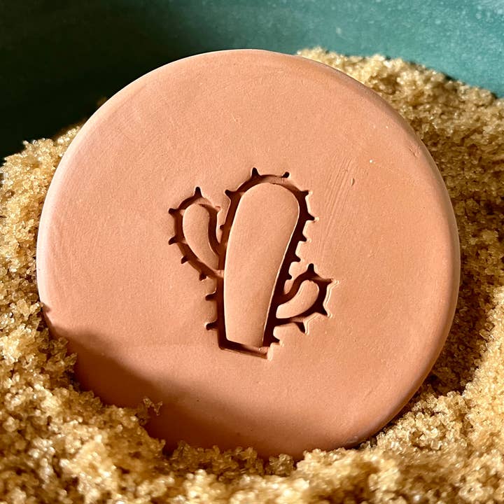 Sukker Saver eller Essential Oil Diffuser- Saguaro Cactus for engroshandel hos Centered Vessel - Functional Artisan Pottery