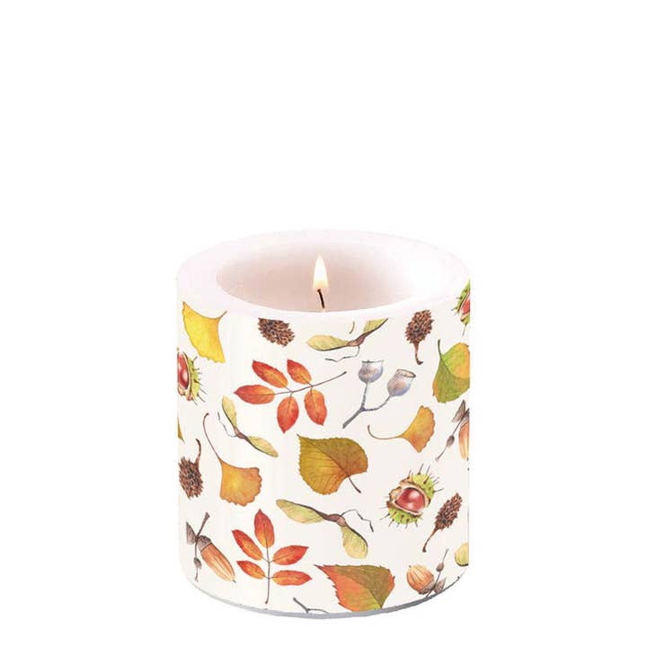 Candle SMALL - Autumn Details for wholesale by Elegant Gifts