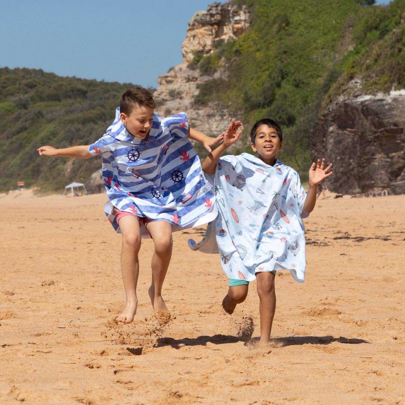 LESIMO - Wholesale Hooded Towel - Kids & Baby - Sand Free Kids Hooded Towel - Surf Fun3