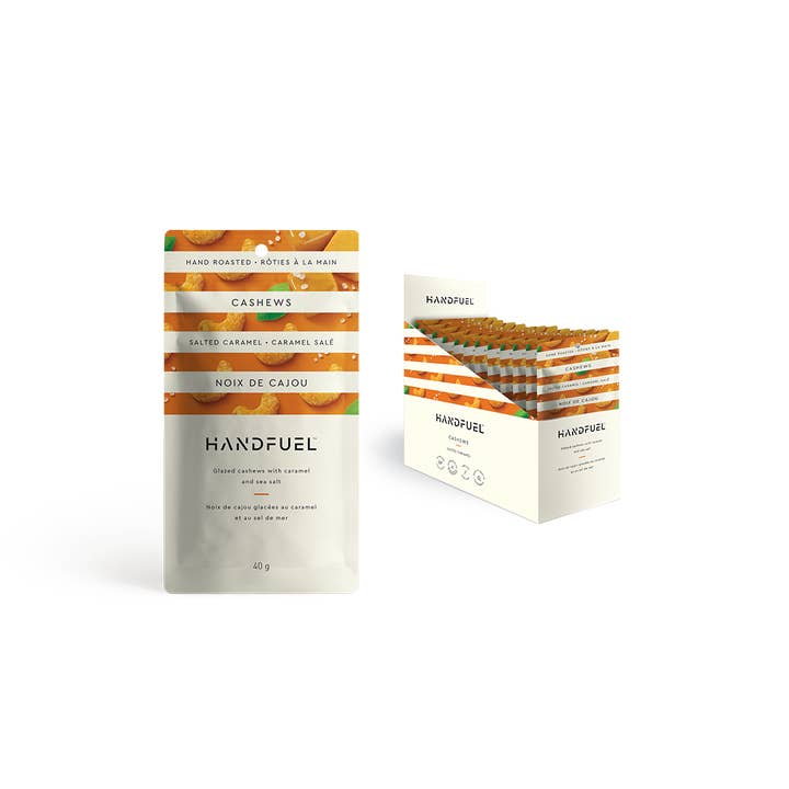 HANDFUEL - Wholesale Nuts - Salted Caramel Cashews 40g X 12