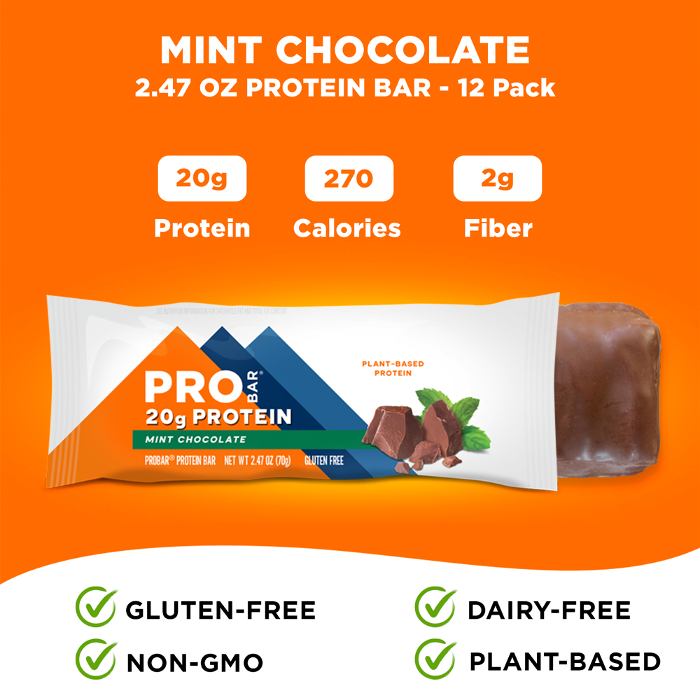 PROBAR - Wholesale Snack Bar - PROTEIN Mint Chocolate Sleeve3