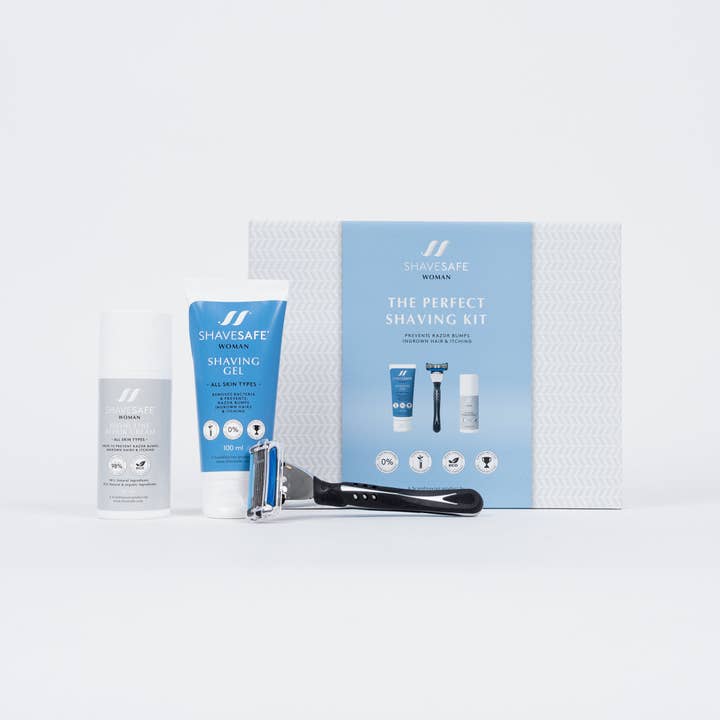 THE PERFECT SHAVING KIT WOMAN for wholesale by ShaveSafe