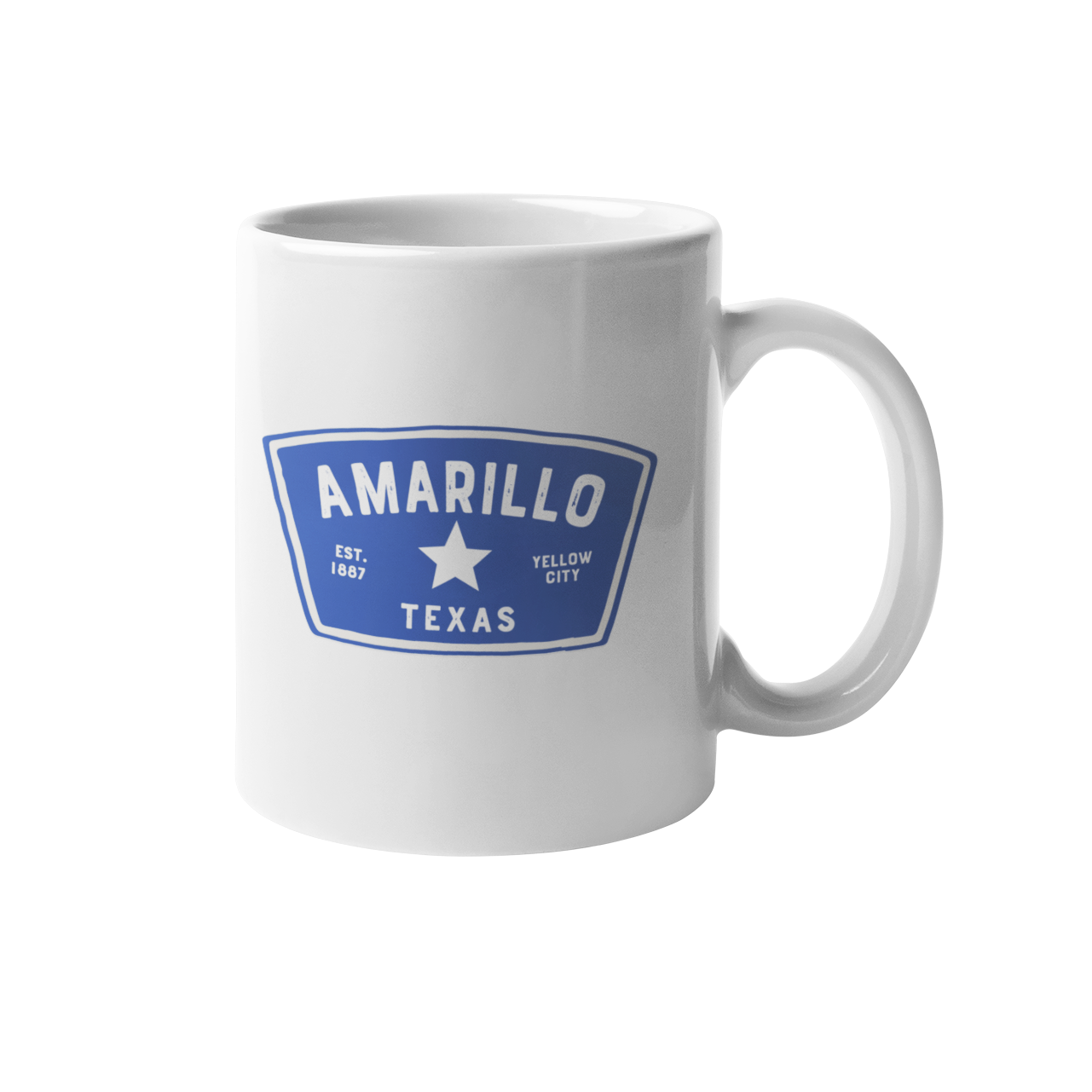 Made in Texas Co. - Wholesale Coffee Mug - Amarillo Texas Mug - Badge1