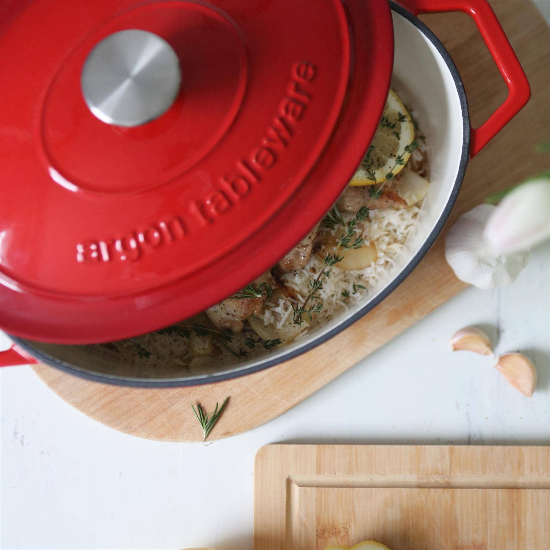 Rinkit Ltd - Vente Marmites - Plat à cassoulet ovale en fonte 4,68 L Ombre4