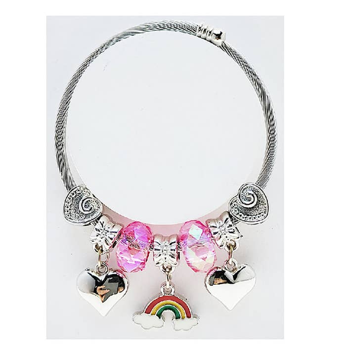 Regenbogen-Bettelarmband für den Großhandel von Atlas Fashion