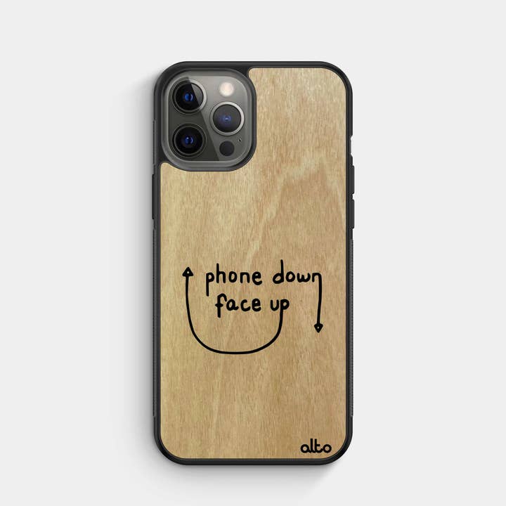Anigre Wood | Beskyttende iPhone Case - Telefon Down Quote for engroshandel hos Alto Collective