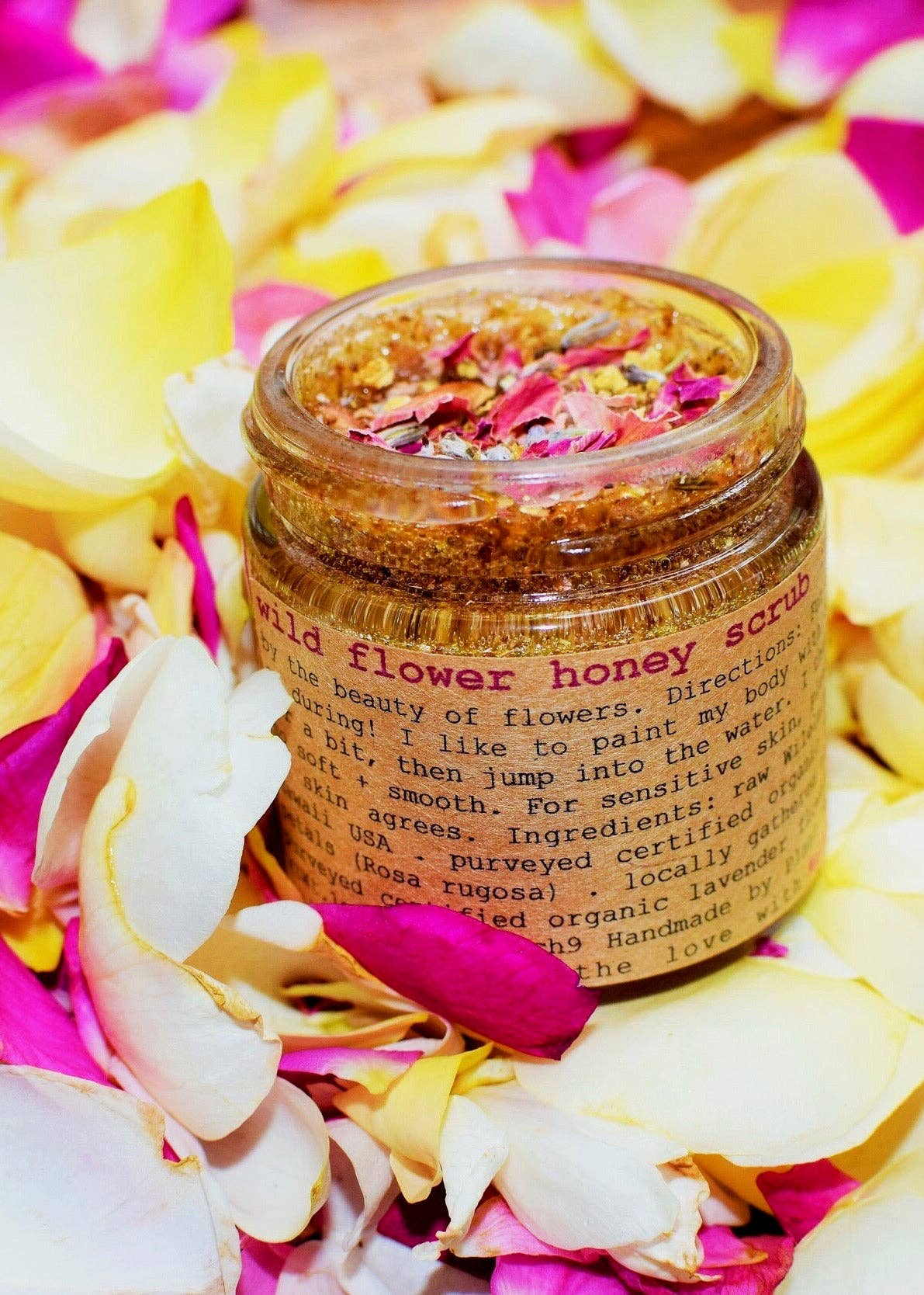 Plant Makeup - Wholesale Facial Exfoliant/Scrub - Wild Flower Honey Scrub1