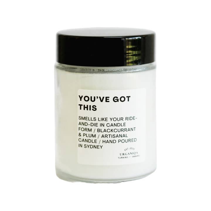 Urganiqa - Wholesale Jar/filled candle - You've Got This Scented Soy Candle | Unfiltered Collection1
