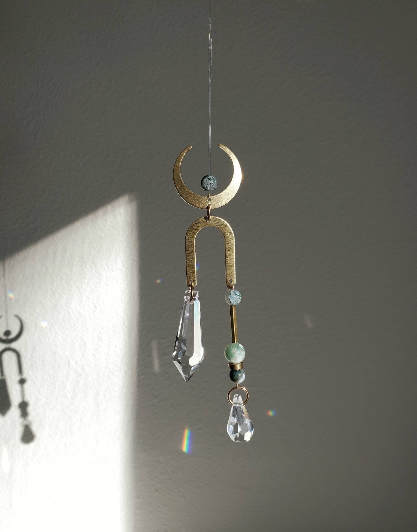 Zoerb & Co - Wholesale Suncatcher - Suncatcher Mobile | Moon and Tree Agate1