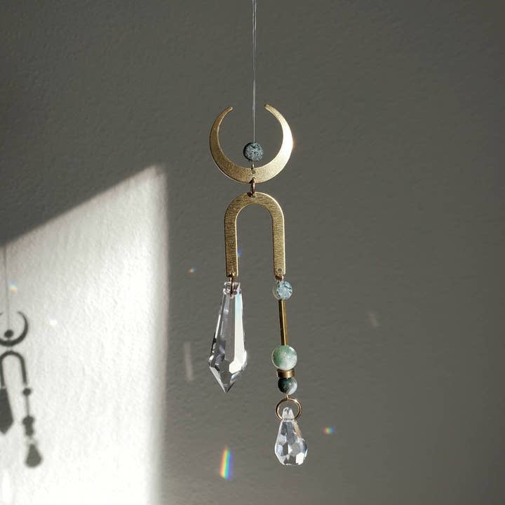 Zoerb & Co - Wholesale Suncatcher - Suncatcher Mobile | Moon and Tree Agate1