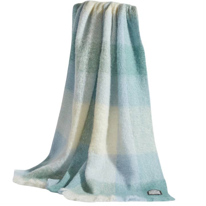 Foxford Clew Bay Mohairpläd för wholesale av FOXFORD