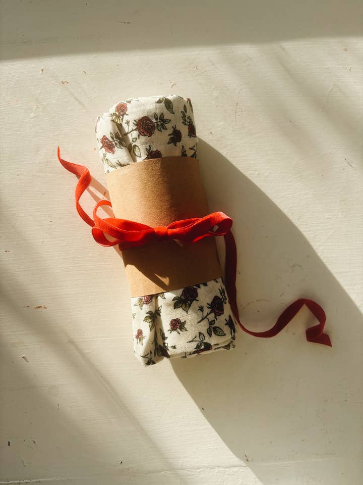 Roses Blooming Swaddle (NEW!) for wholesale by January Jane Shop