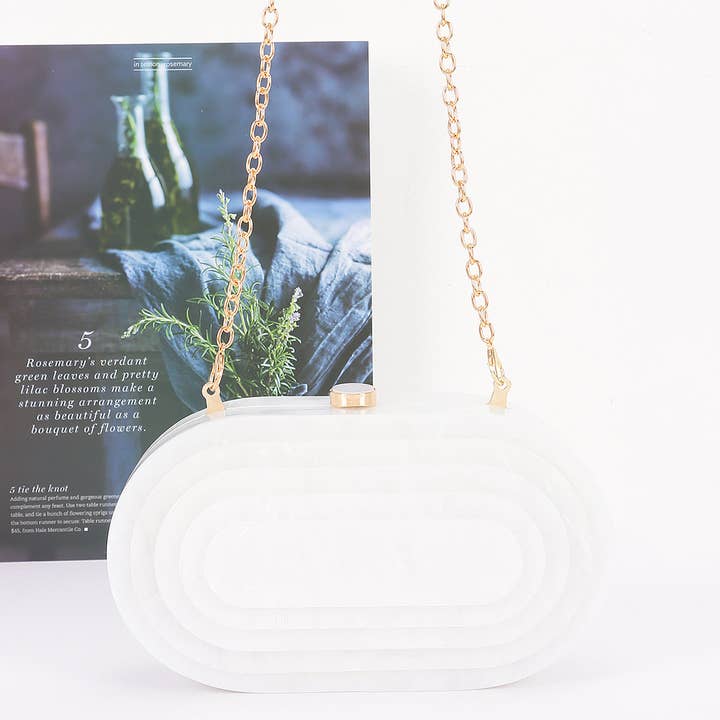 3AM BY H&D ACCESSORIES - Wholesale Clutch bag – women's - Acrylic Marble Clutch8