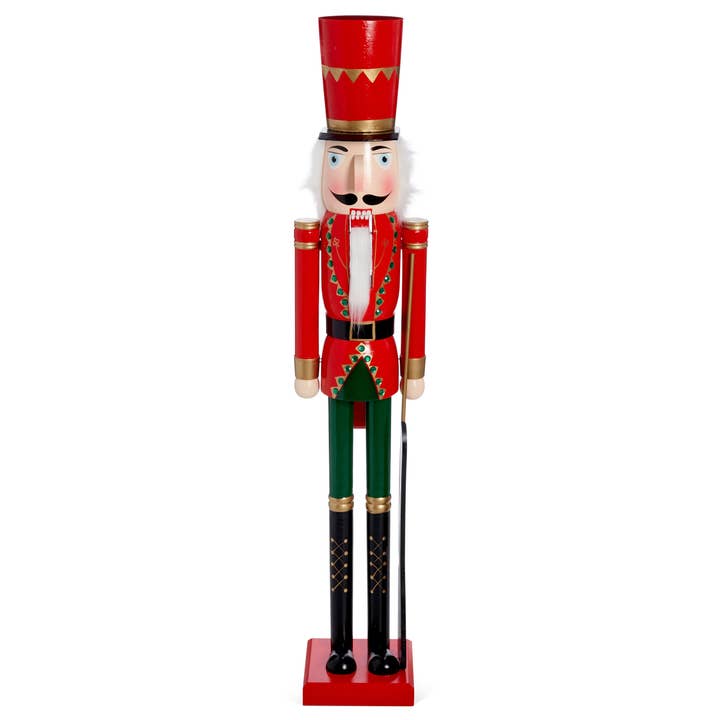 The Twiddlers – wholesale Holiday nutcracker – Giant Christmas Nutcracker Soldier Decoration, 120cm/4ft