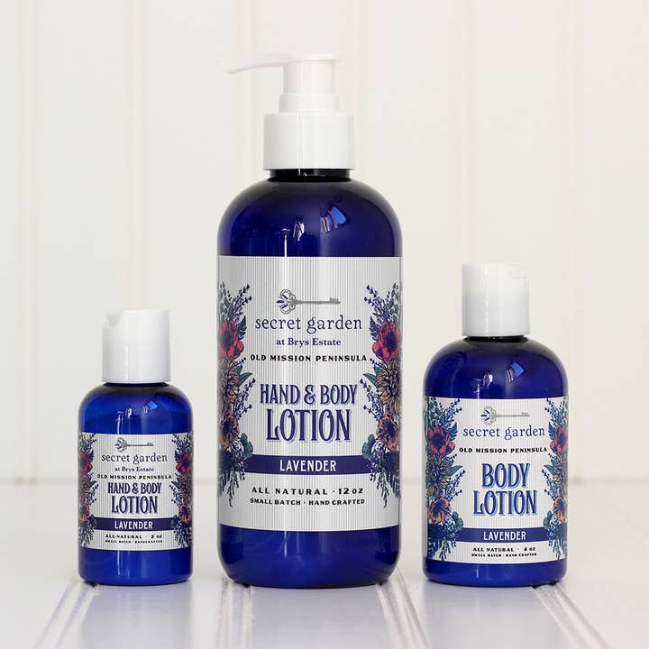 Lavender Hand & Body Lotion for wholesale by Secret Garden at Brys Estate