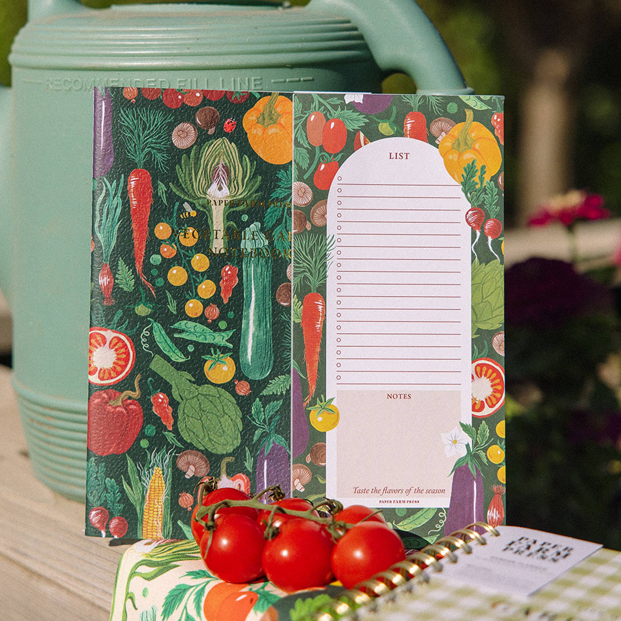 Paper Farm Press - Wholesale Notepad - Vegetable Farmers Market List Notepad2