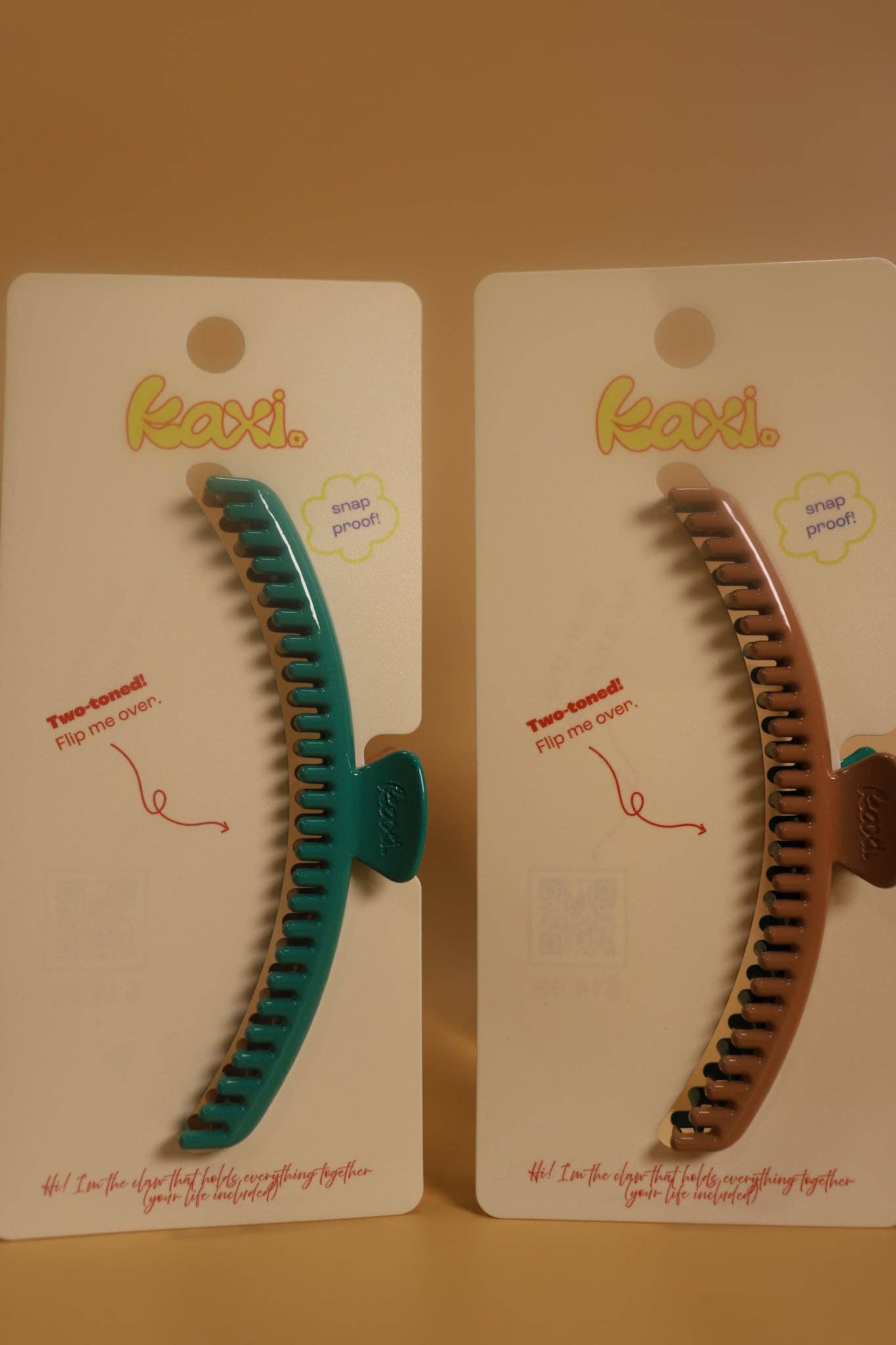 KAXI – Großhandel Haarclip – Damen – ZWEIFARBIGER GLÄNZENDER ORIGINAL HALTE-ALLES-KLAUE6