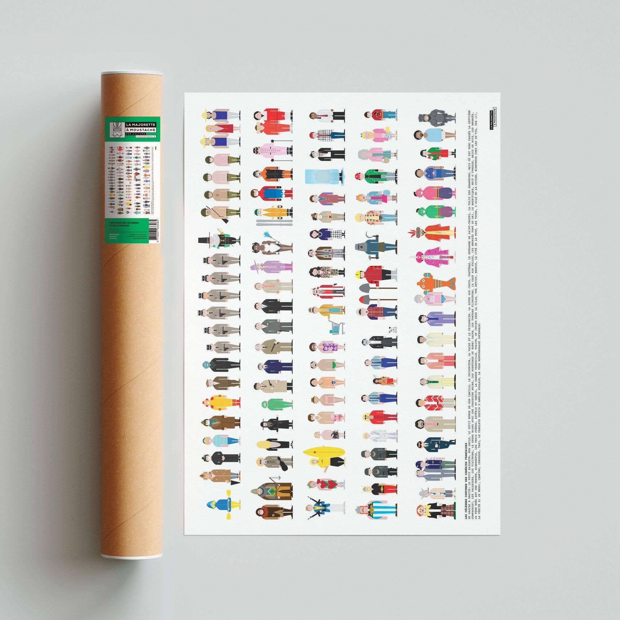 La Majorette à Moustache - Wholesale Poster - Poster Famous Comedy Films - 50x70 cm4