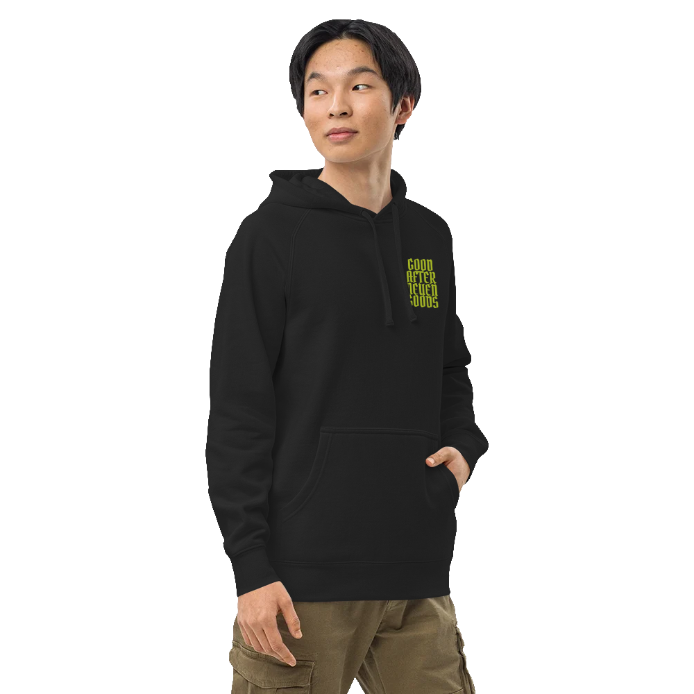 Black Face-Melting Jams Raglan Hoodie for wholesale on Faire2