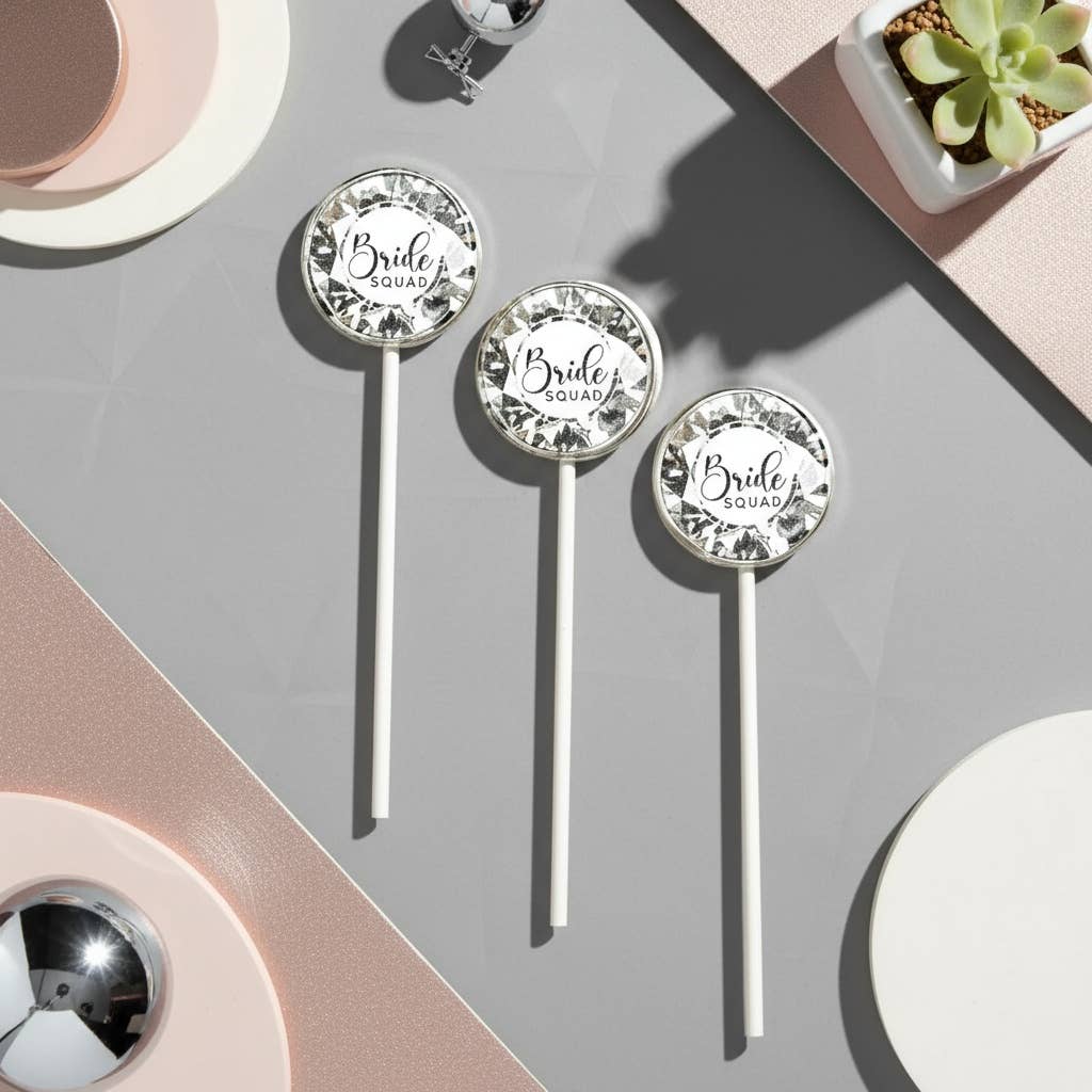 TheLollipopStudio - Wholesale Lollipop - Bride Squad Lollipops – Bachelorette - Bridal Shower Favors2