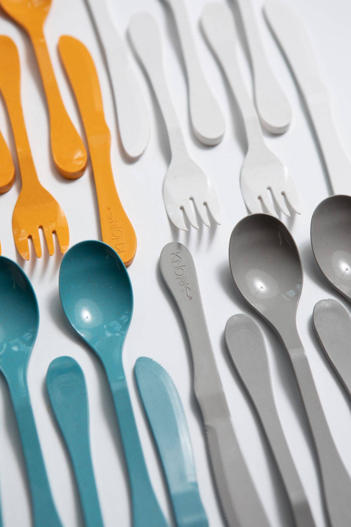 Knork Flatware – wholesale Assorted cutlery set – KNORK Eco 12 Piece (Fork, Knife, Spoon) Biodegradable Bamboo12