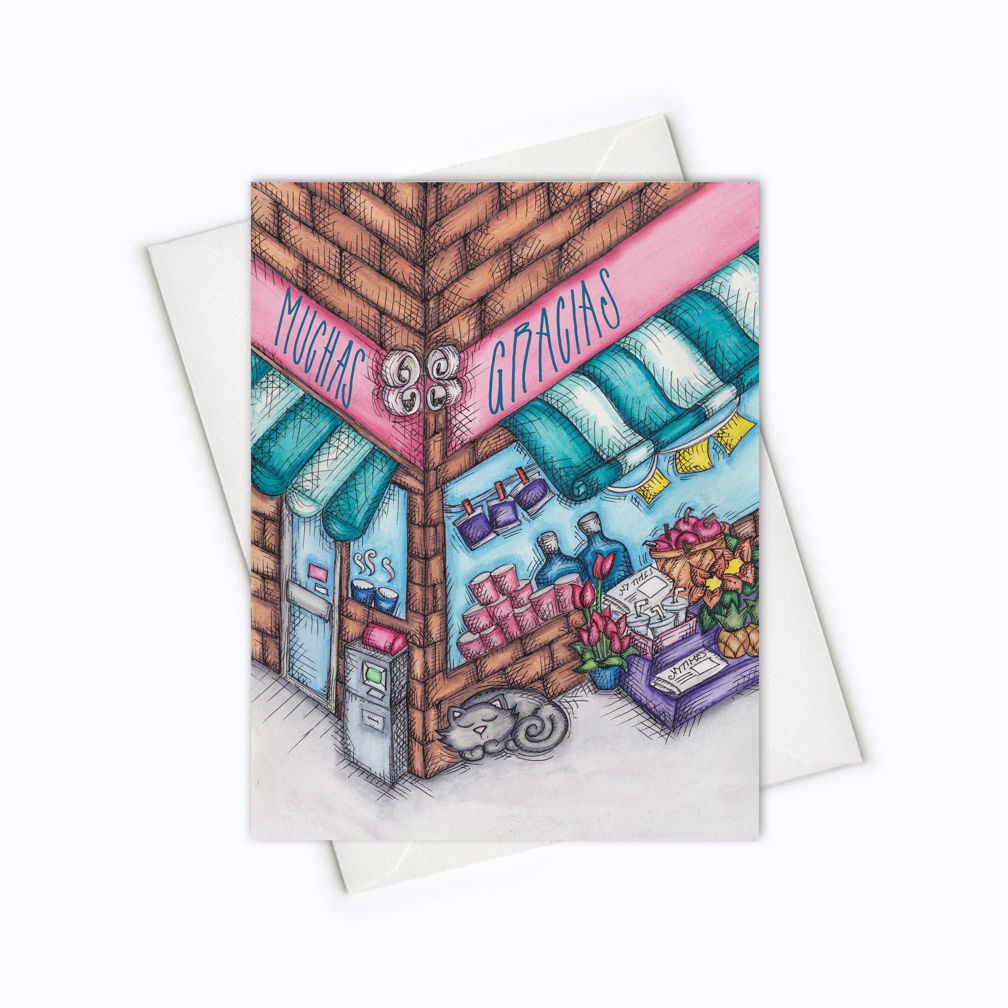 About A Cloud Stationery & Gifts - Wholesale Thank You Card - SPANISH CARD | GRACIAS CARD | Bodega Gracias Card0