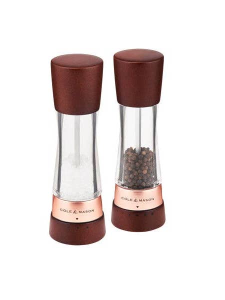 Cole & Mason Derwent Salt & Pepper Mill Set for wholesale by DK Household Brands (Zyliss, Cole & Mason, AdHoc, SwissMar, Culinare, Ken Hom)