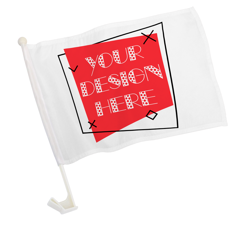Flags Importer - Wholesale Flag - Custom Single-Sided Car Flags0