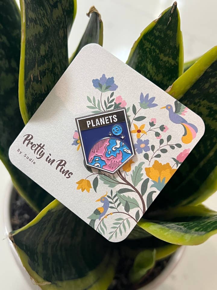 Planets Pin for wholesale by Riddle Boutique