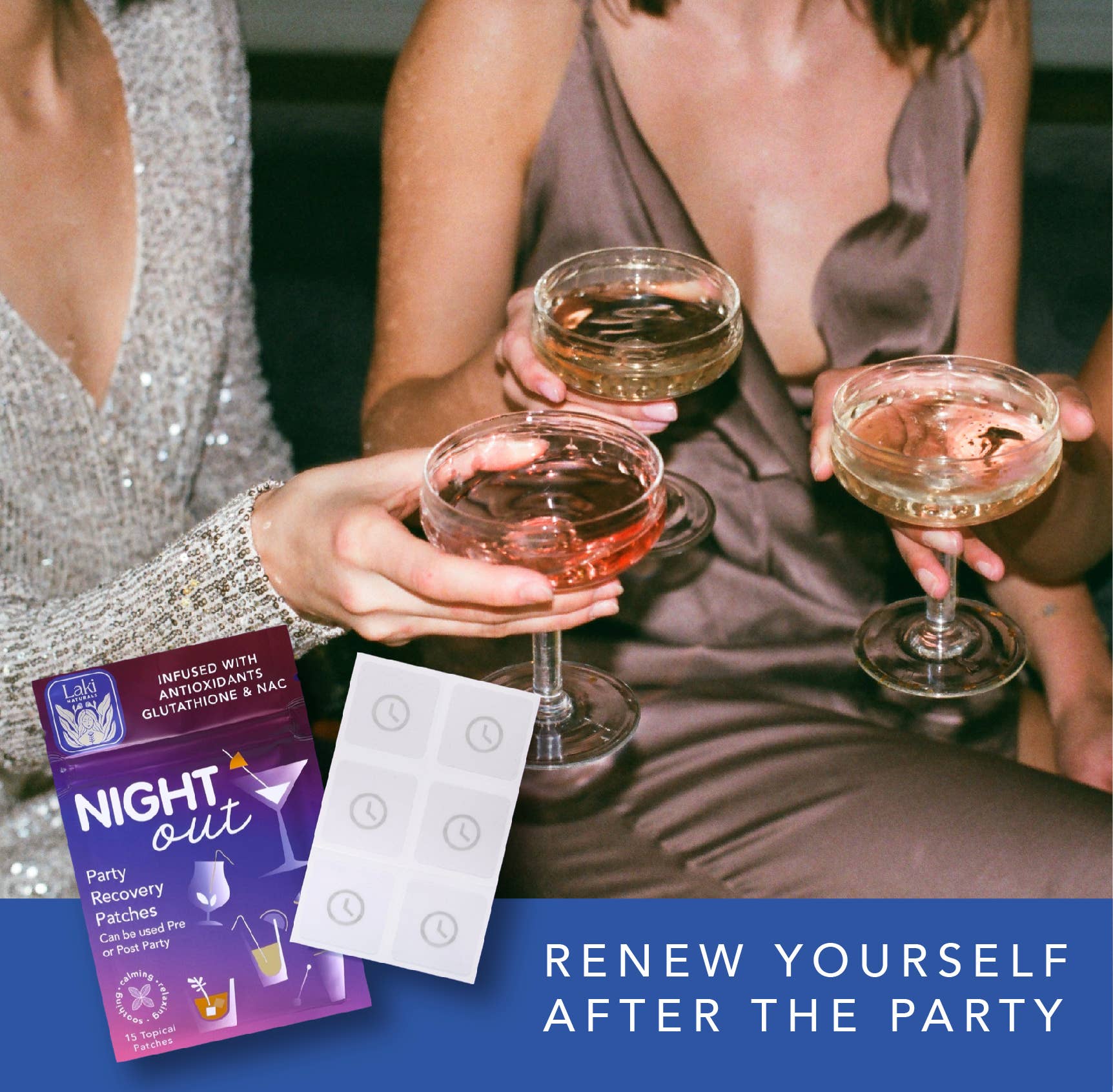 Laki Naturals – Großhandel Partygeschenk – Night Out Pflaster zur Unterstützung bei Kater5