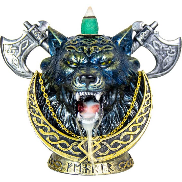 Polyresin Backflow Incense Burner - Fenrir (Each) for wholesale by Kheops International