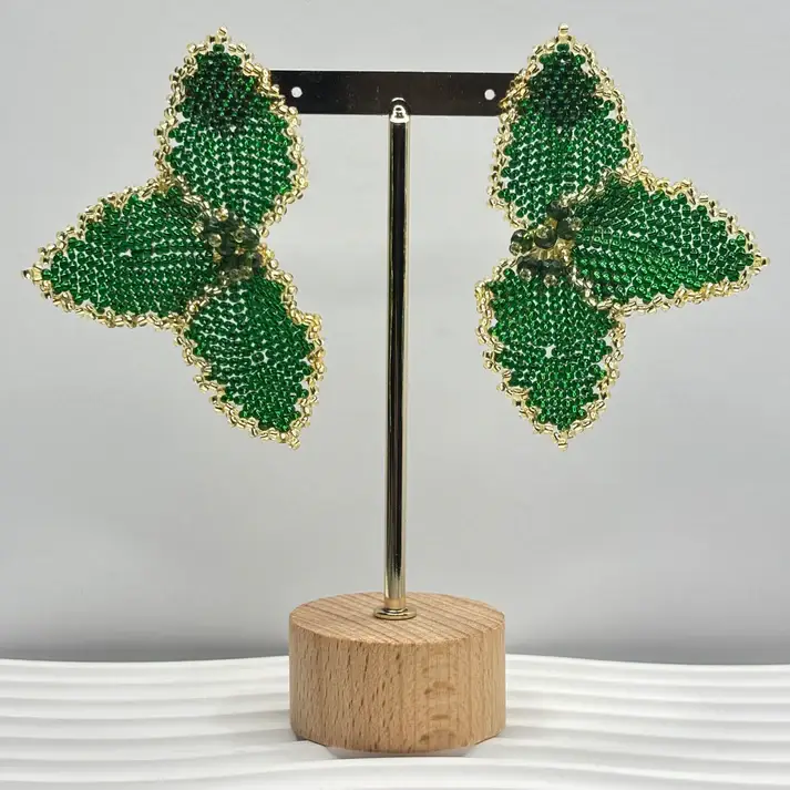 Bellalu Jewelry and Accessories - Wholesale Dangle Earrings - Half Flower Earrings – Modern Floral Statement Jewelry 7