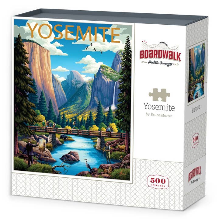 Yosemite - 500 Piece for wholesale by Boardwalk Puzzle Company
