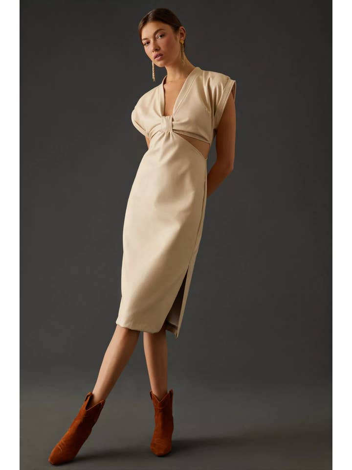 Eva Franco - Wholesale Dress - Women's - Mini Dress - Vegan Leather1