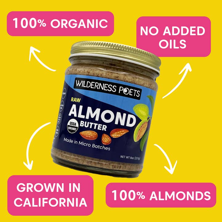 Wilderness Poets - Wholesale Nut Butter - Organic Almond Butter2