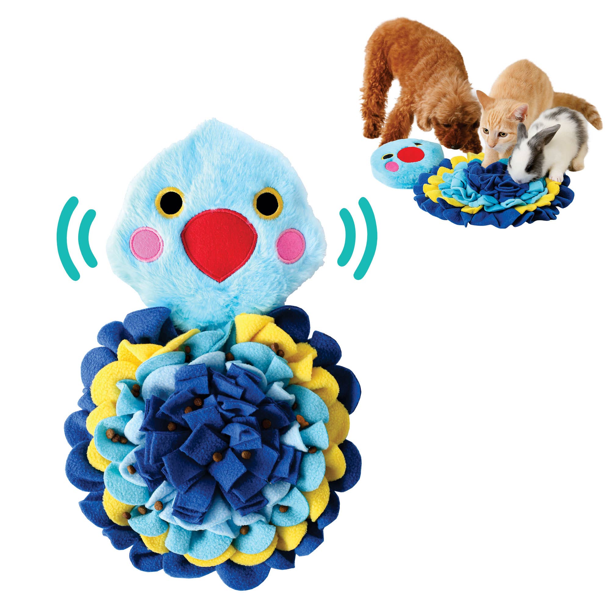 LUFTPETS - Wholesale Pet Plush Toy - Dog - Bird Snuffle Mat for Dogs & Small Pets- Washable & Squeaky0