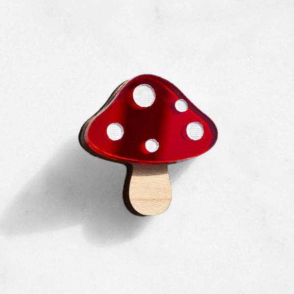 Broche de alfiler de toadstool para venta al por mayor de Esoteric London
