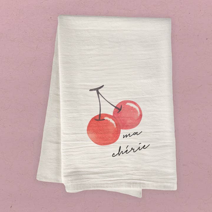 Boheme Bliss - Vendita all'ingrosso Strofinacci - Ma Cherie - Strofinaccio di Cotone di San Valentino