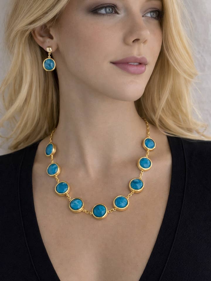 Natural Jade Stone Elegant Set for wholesale by BUBU BY TEKIN SHOP