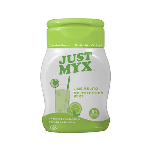 JustMyx Cocktail Drops - Vendita all'ingrosso Mix/sciroppo per cocktail - Gocce da cocktail Lime Mojito