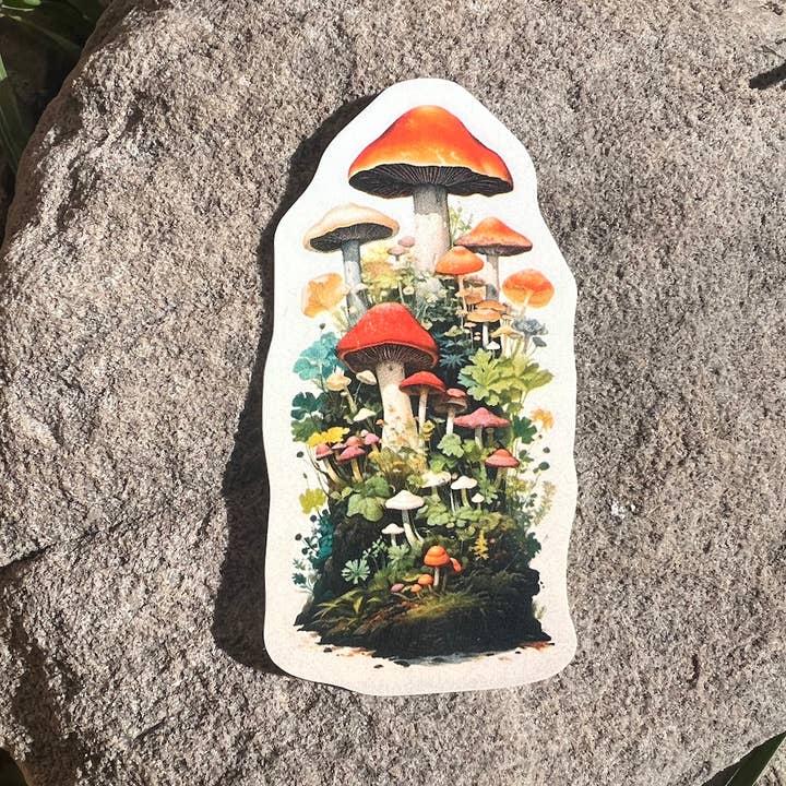 Sticker Art - Wholesale Sticker - Mushroom Sticker - Dishwasher Safe2
