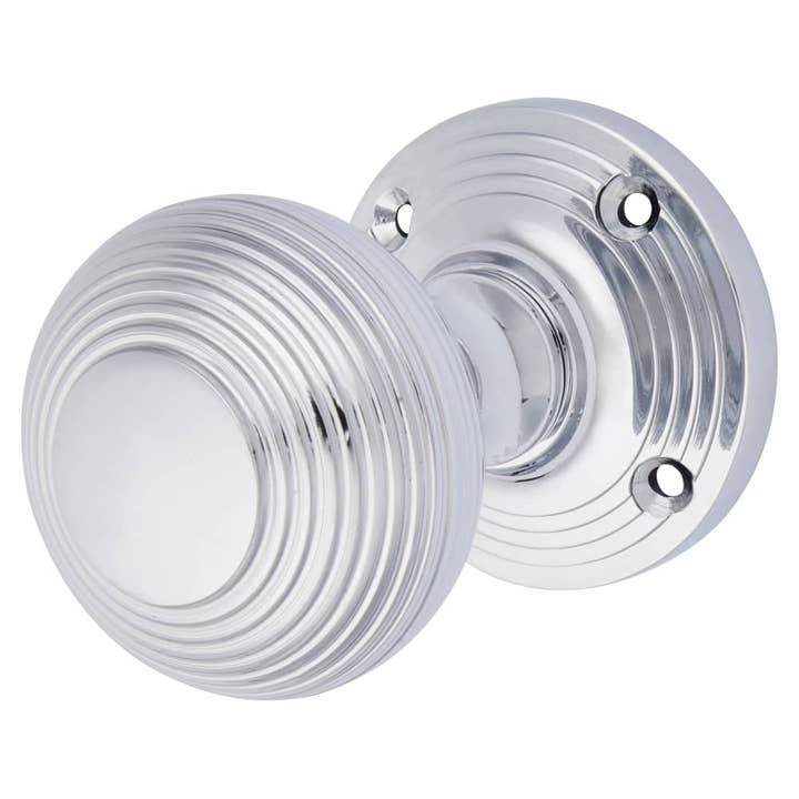 Beehive Mortice Door Knob - Polished Chrome for wholesale by Diybasket