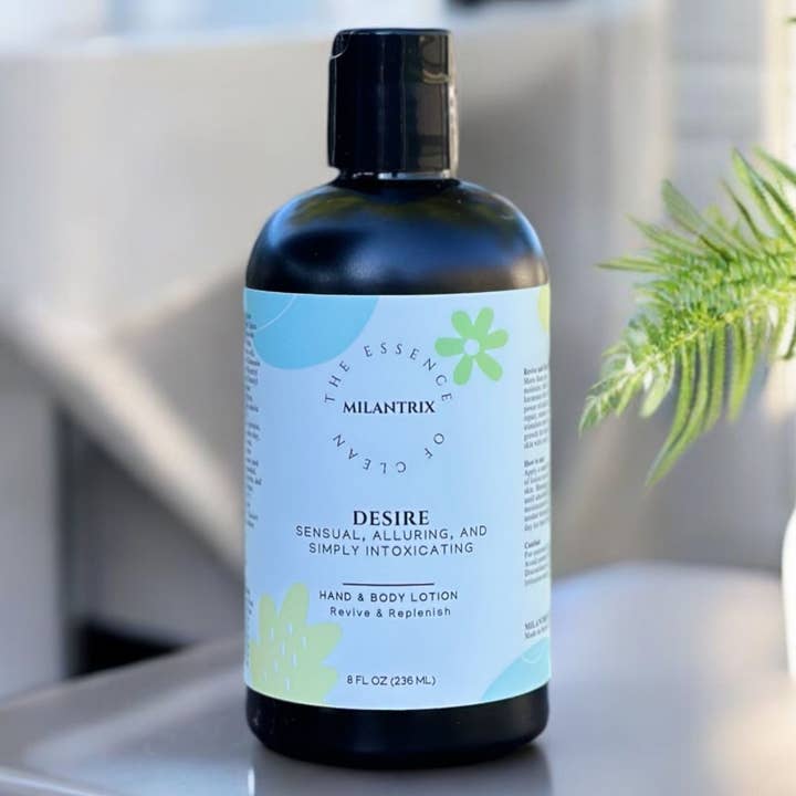 Natural Hand & Body Lotion 8oz - Desire for wholesale by Milantrix