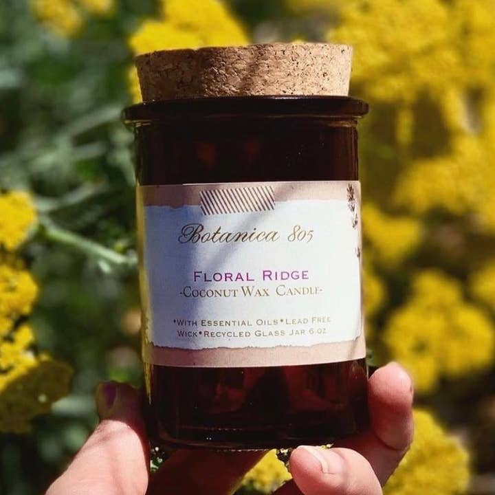 Vela de cera de coco Floral Ridge por atacado de Botanica 805