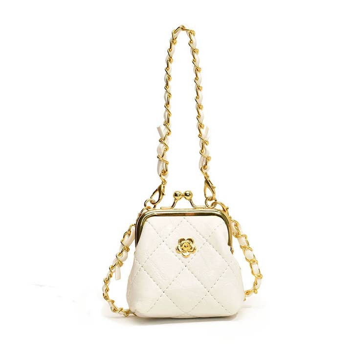 Mini chain shoulder bag crossbody bag lipstick bag for wholesale by Little Trendy